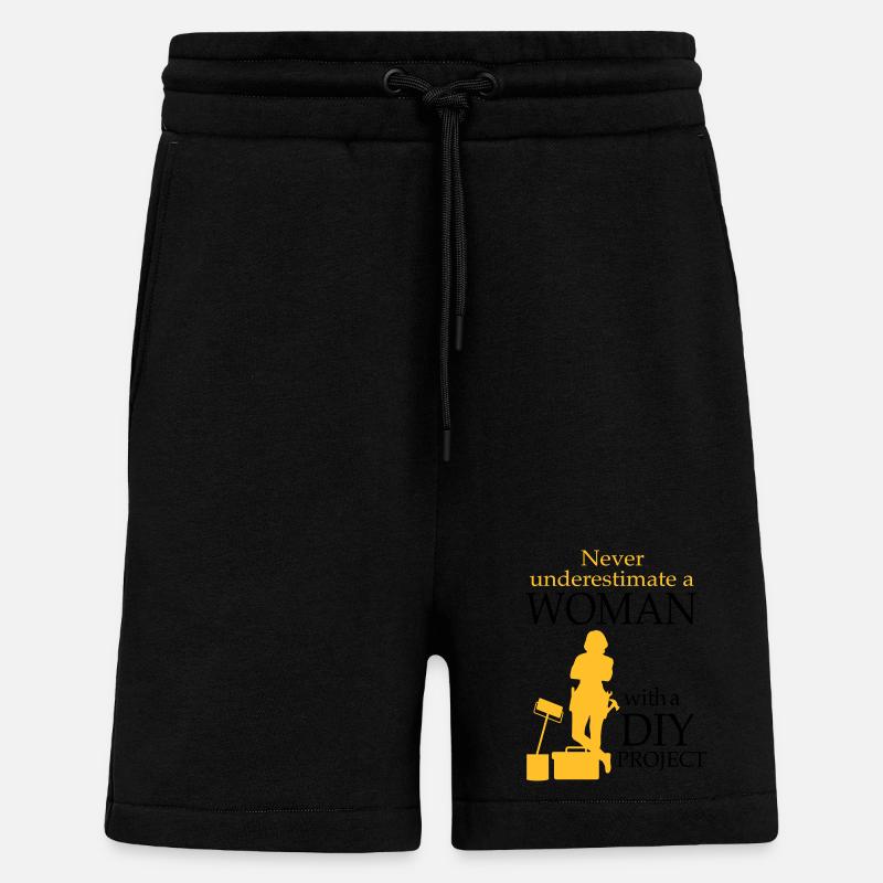 2541614 128189769 DIY - Short bio décontracté fabriqué en UE - SOLID BLACK