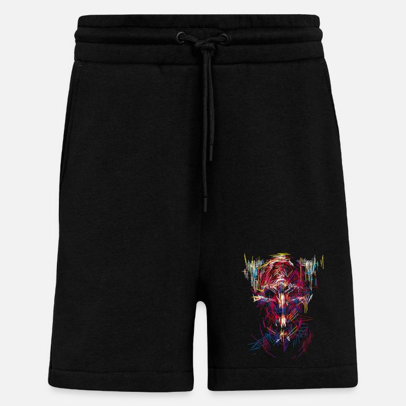 Halloween devil / Abstract - Shorts - made by SPREAD - SOLID BLACK