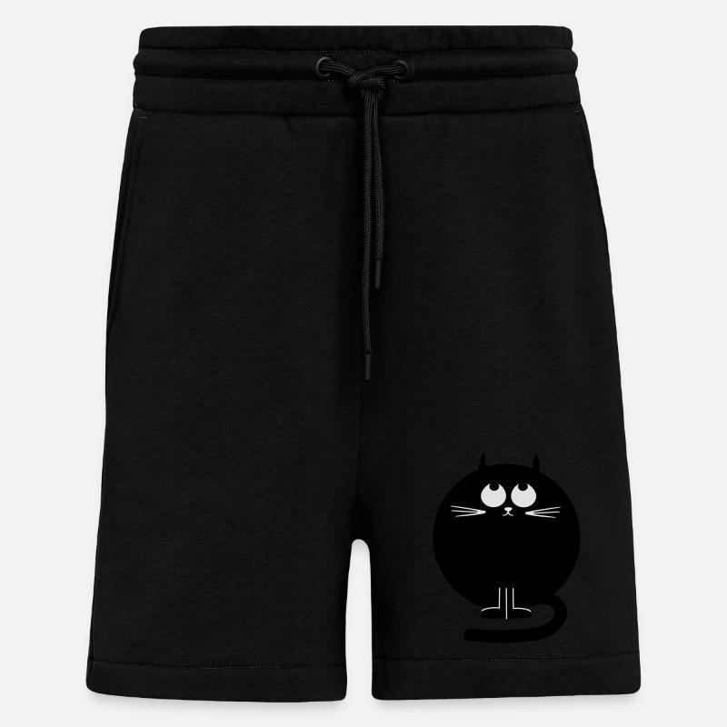 katze - Shorts - made by SPREAD - SOLID BLACK