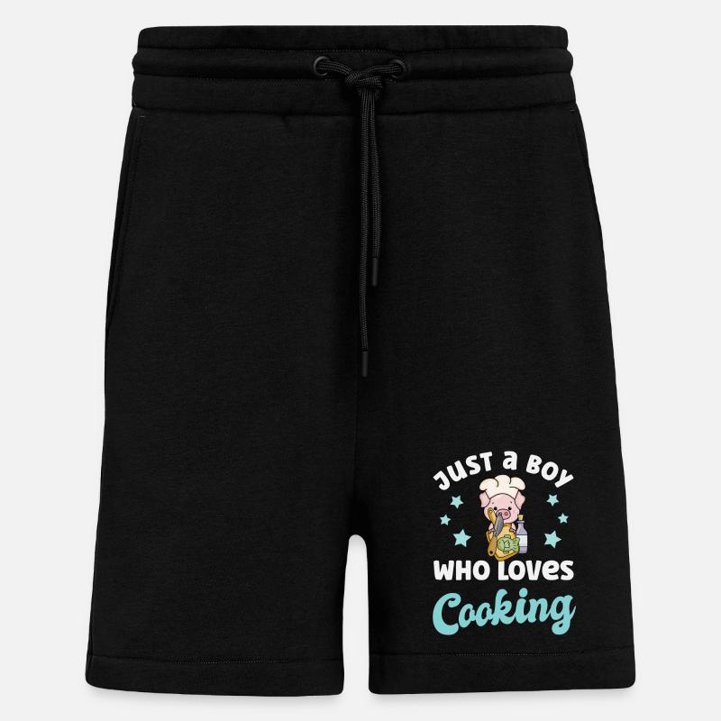 Koch Kochen - Shorts - made by SPREAD - SOLID BLACK