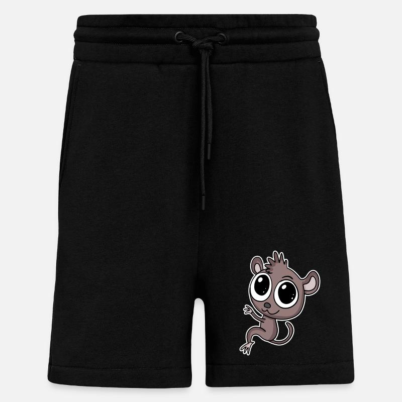 Leprechaun lemurs Leprechaun primacy - Shorts - made by SPREAD - SOLID BLACK