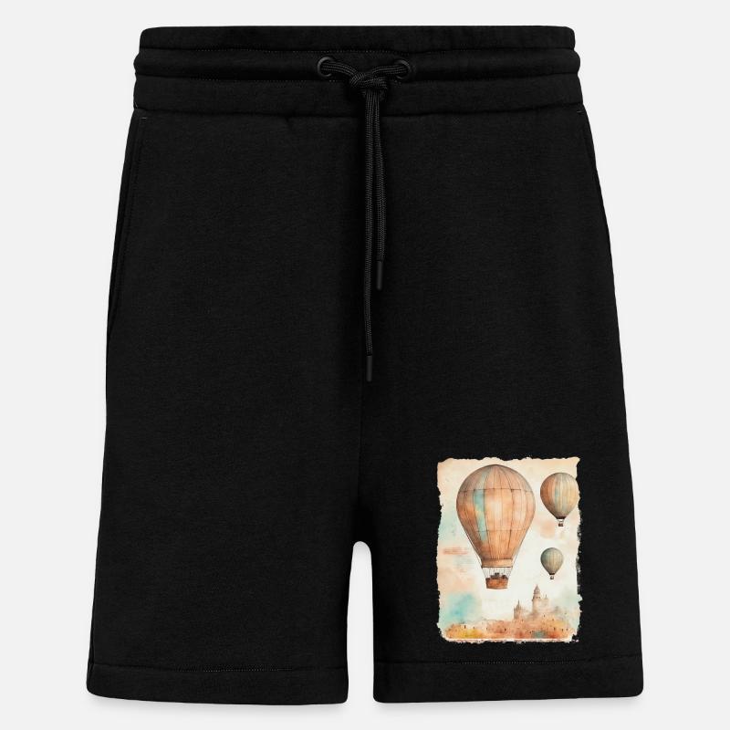 Fesselballon - Shorts - made by SPREAD - SOLID BLACK