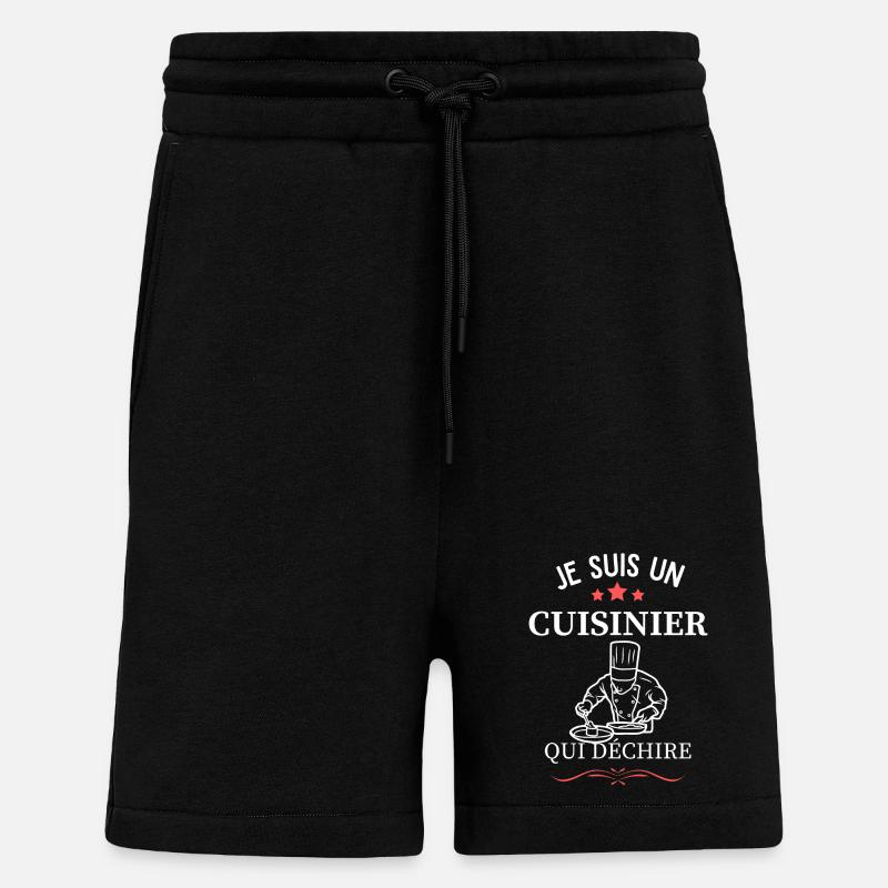 Koch, der tränt - Shorts - made by SPREAD - SOLID BLACK