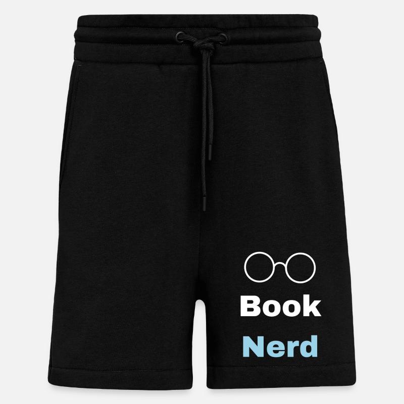 Buch-Nerd - Shorts - made by SPREAD - SOLID BLACK