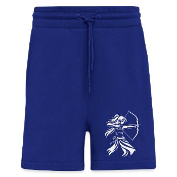 Silhouette d’archer avec arc - Short bio décontracté fabriqué en UE - Iconic Blue - Devant