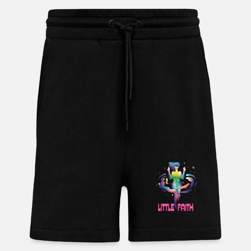 Kleiner Glaubensregenbogen - Shorts - made by SPREAD - SOLID BLACK