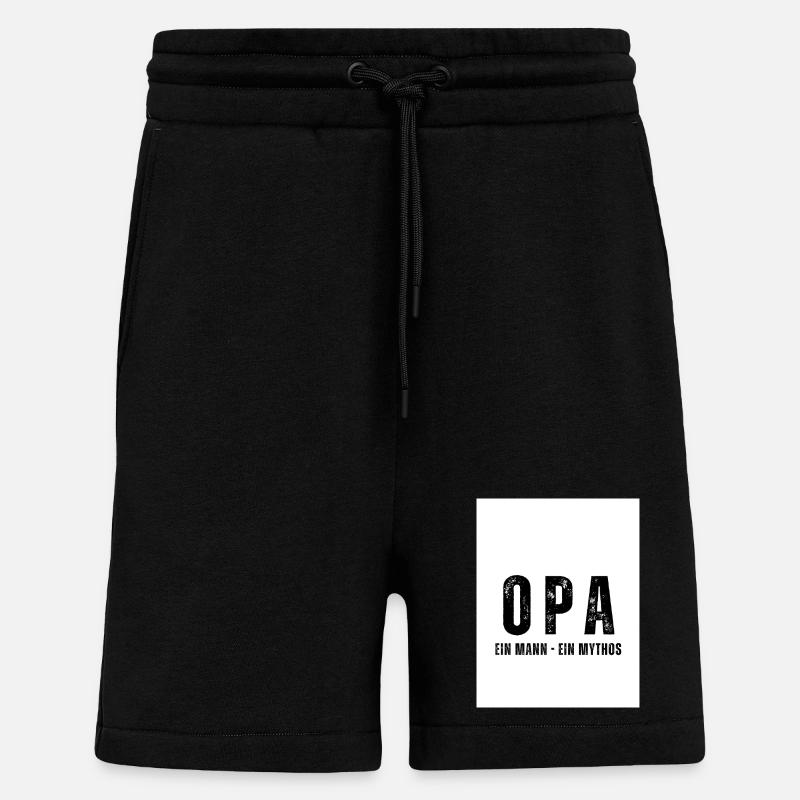 OPA Ein Mann - Ein Mythos - Shorts - made by SPREAD - SOLID BLACK