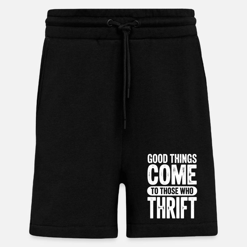 Good Things Come Thrift Tee - Shorts - made by SPREAD - SOLID BLACK