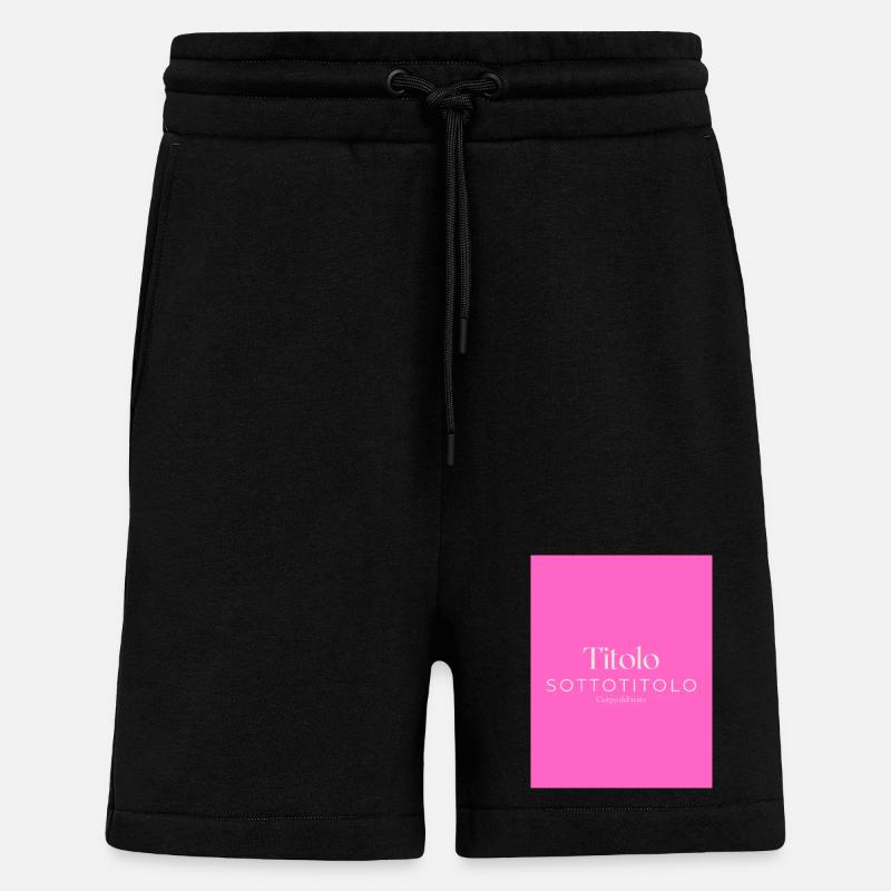 Title Two - Shorts - made by SPREAD - SOLID BLACK