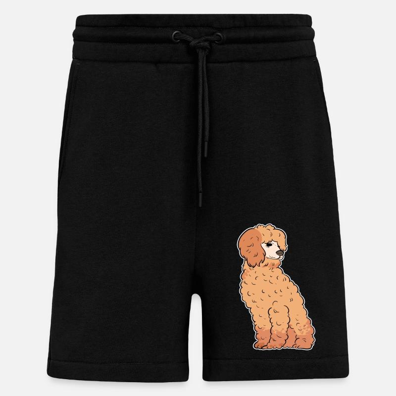Poodle - Shorts - made by SPREAD - SOLID BLACK