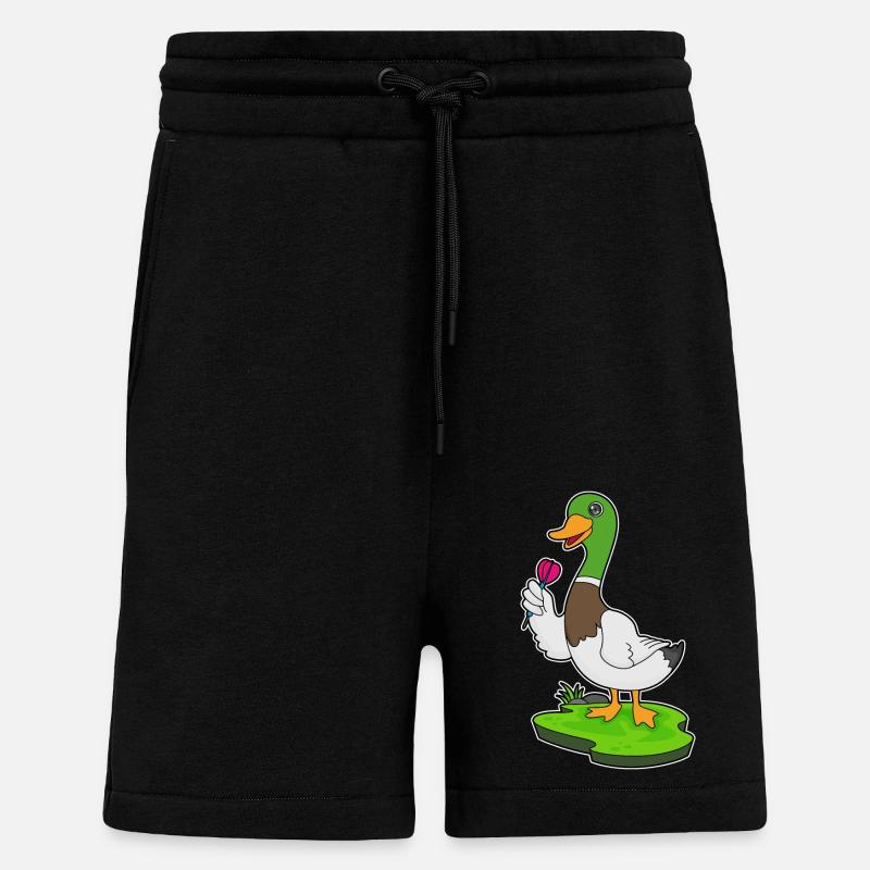 Ente Dart Dartpfeil - Shorts - made by SPREAD - SOLID BLACK