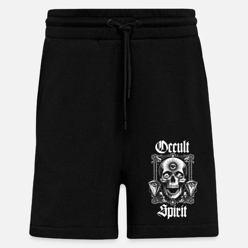 Schädelknochen-Pendel - Shorts - made by SPREAD - SOLID BLACK