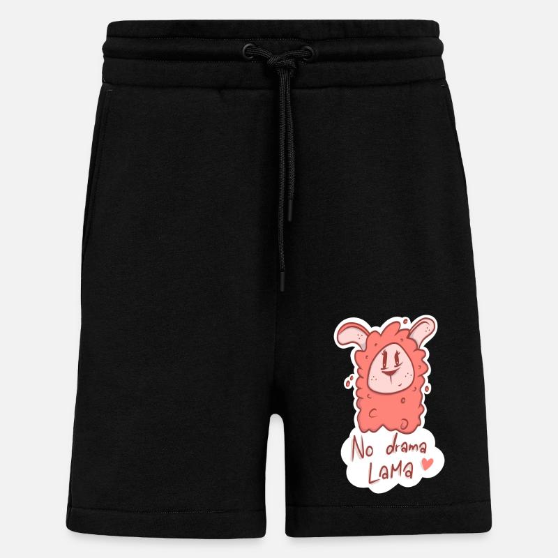 Lama4 - Shorts - made by SPREAD - SOLID BLACK