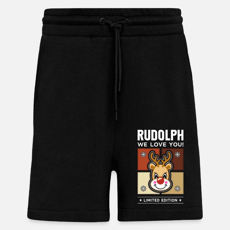 Rudolph - Shorts - made by SPREAD - SOLID BLACK