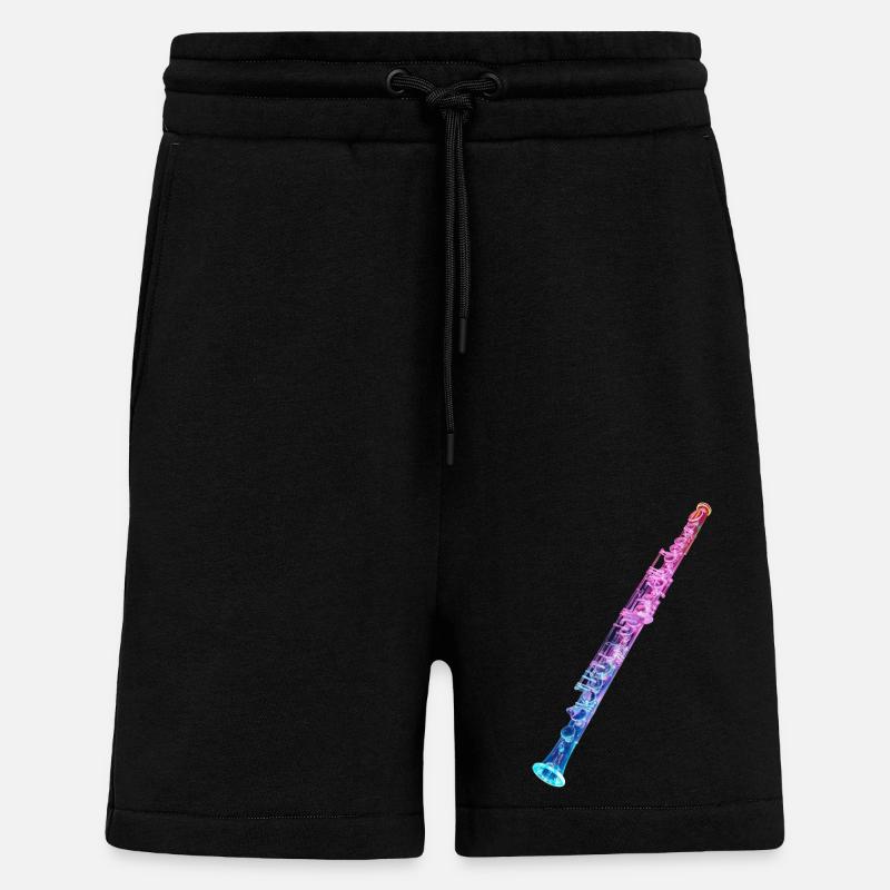 Querflöte - Shorts - made by SPREAD - SOLID BLACK