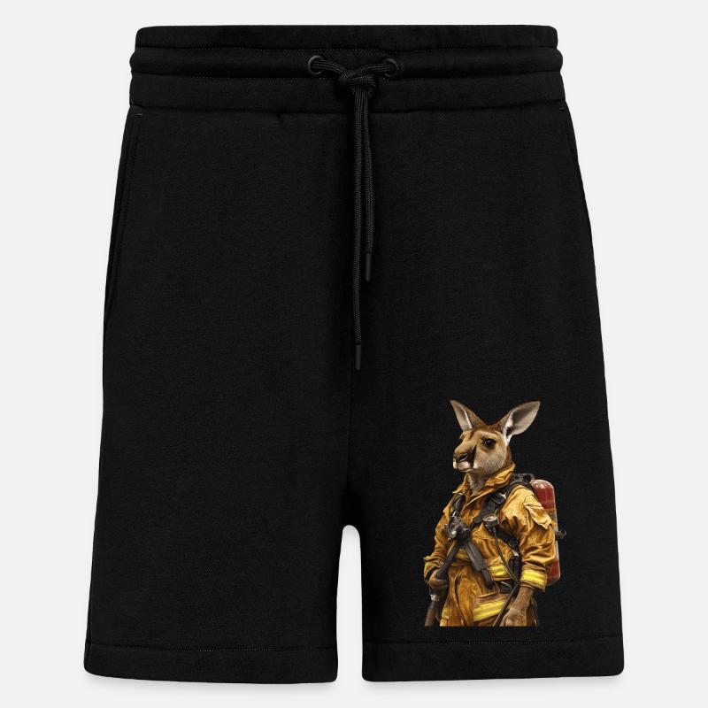 Känguru - Shorts - made by SPREAD - SOLID BLACK