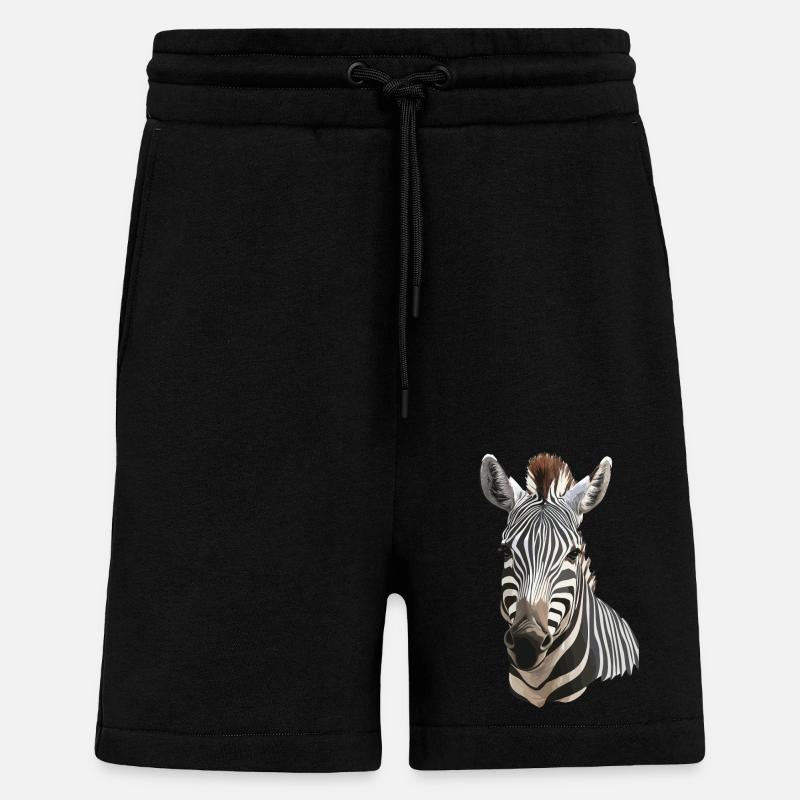 Zebra - Shorts - made by SPREAD - SOLID BLACK