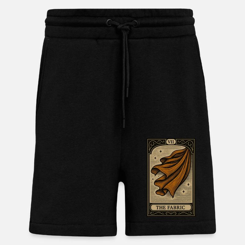 Tarot-Schneider des fließenden Stoffes - Shorts - made by SPREAD - SOLID BLACK