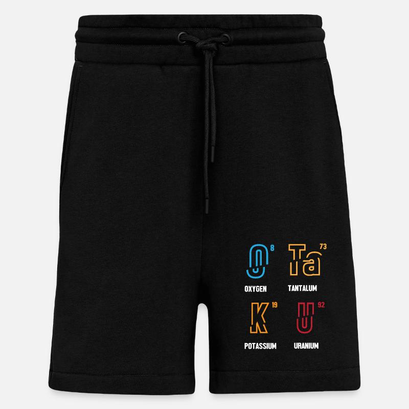 Periodic table - Shorts - made by SPREAD - SOLID BLACK