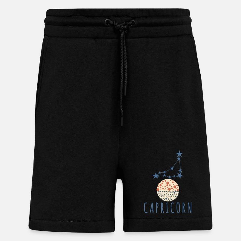 Das Sternbild Steinbock - Shorts - made by SPREAD - SOLID BLACK