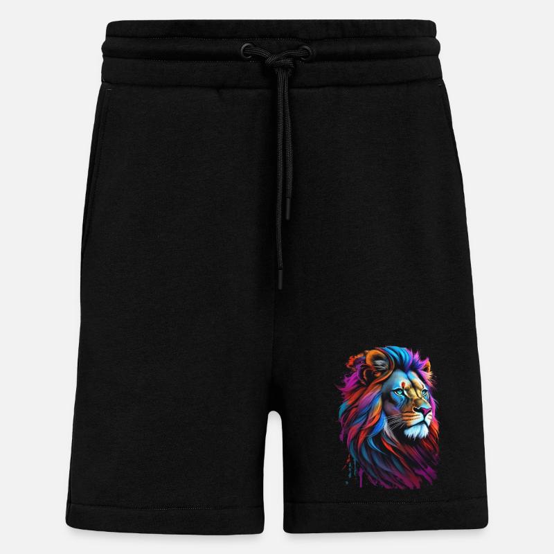 Löwe - Shorts - made by SPREAD - SOLID BLACK