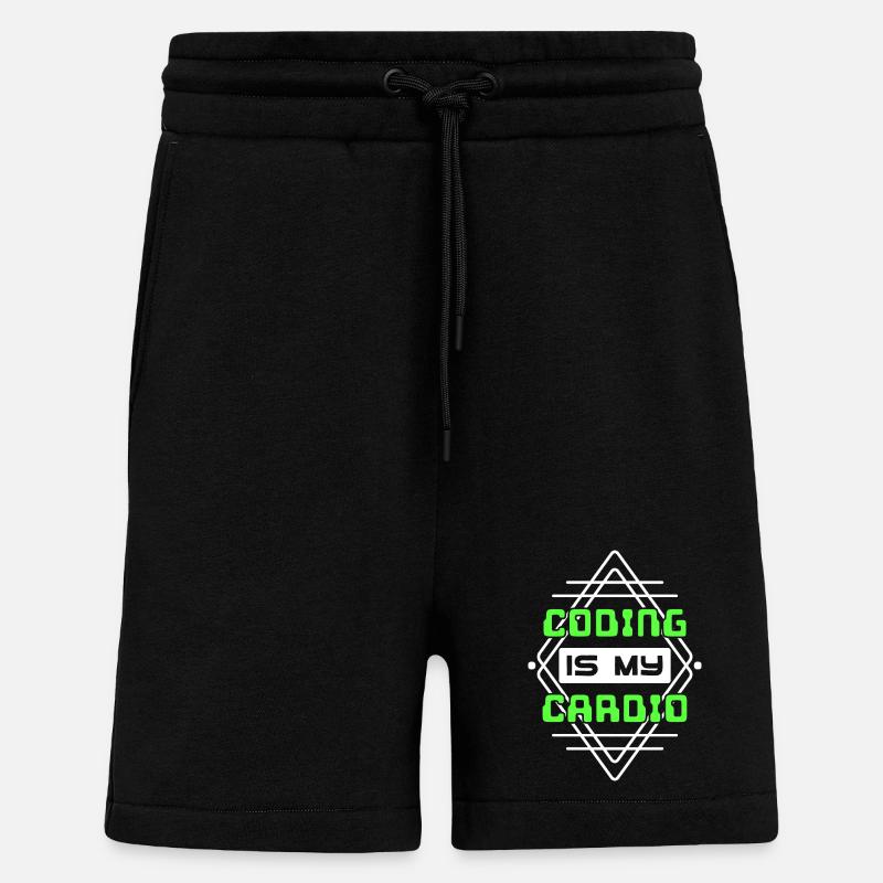 Developer Statement Code Skripting Webentwickler - Shorts - made by SPREAD - SOLID BLACK