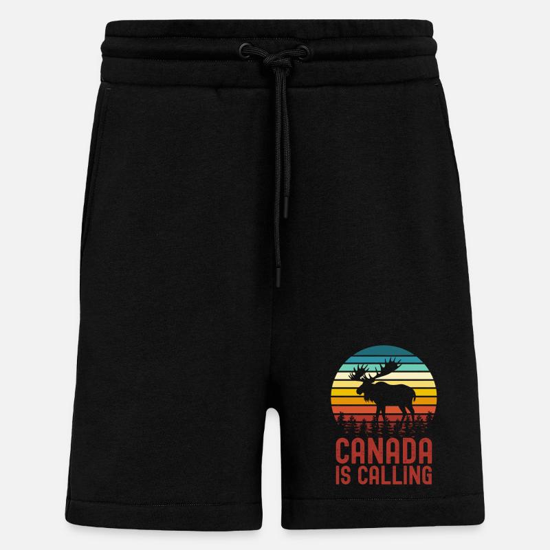 Orignal du Canada - Short bio décontracté fabriqué en UE - SOLID BLACK