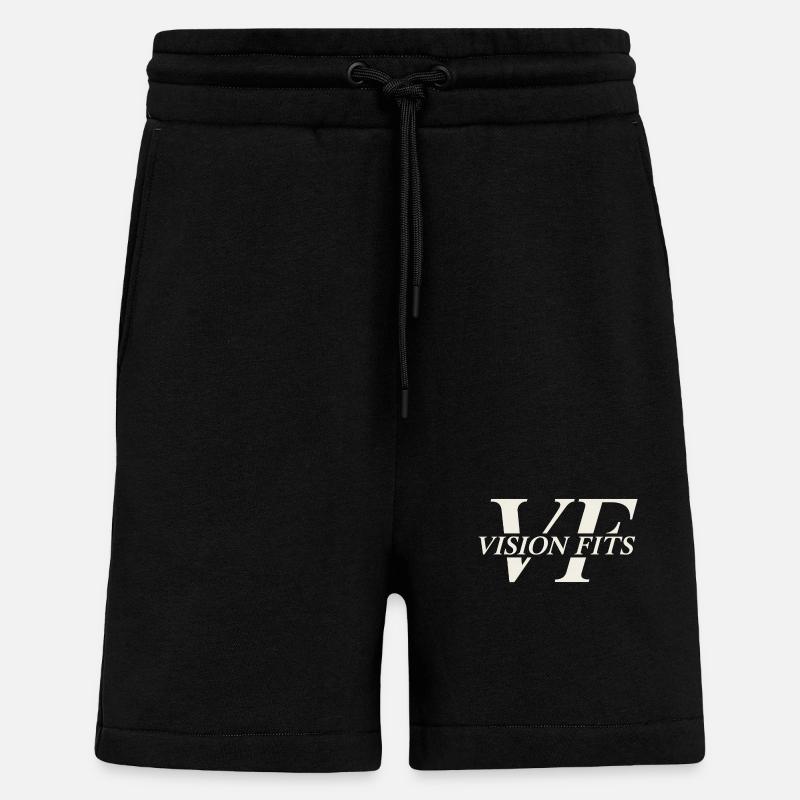 VISON PASST - Shorts - made by SPREAD - SOLID BLACK