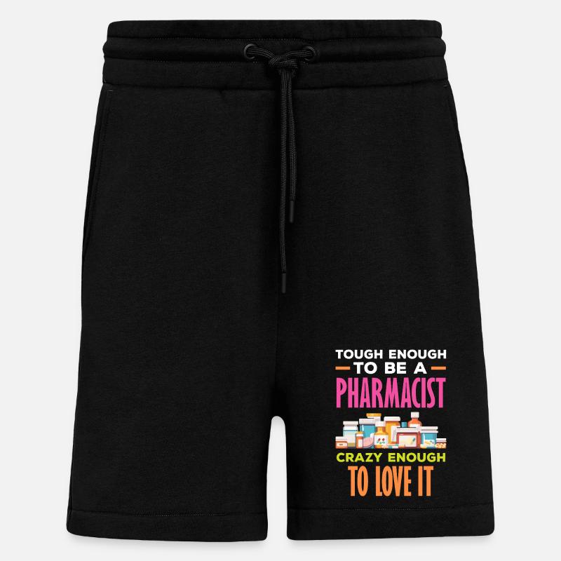 Apotheker Pharmazeutisch-technischer - Shorts - made by SPREAD - SOLID BLACK