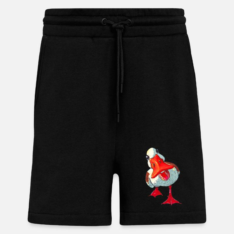 Canard - Short bio décontracté fabriqué en UE - SOLID BLACK