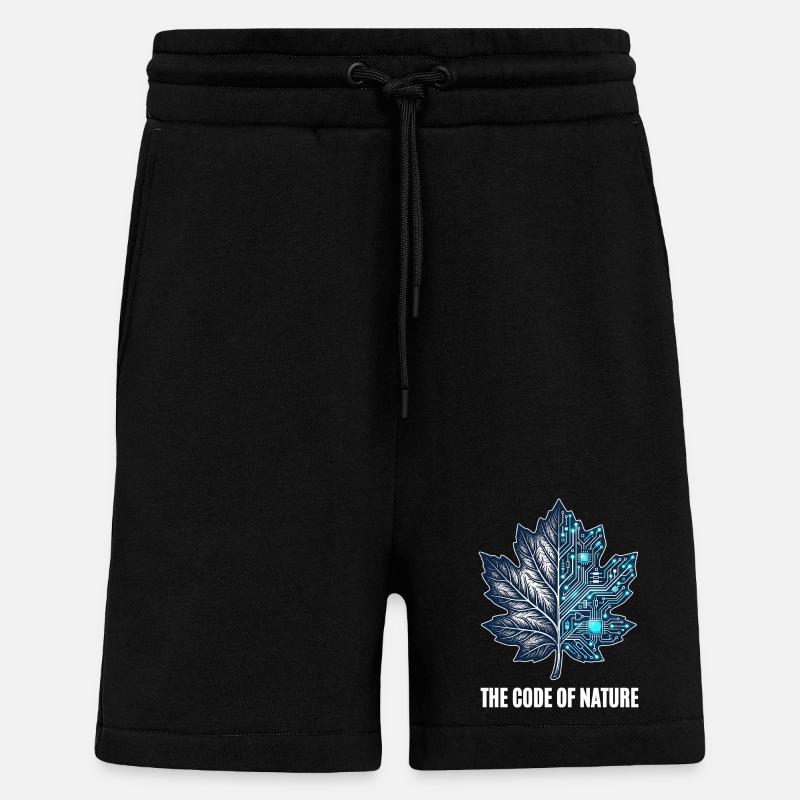 The Code Of Nature - Shorts - made by SPREAD - SOLID BLACK