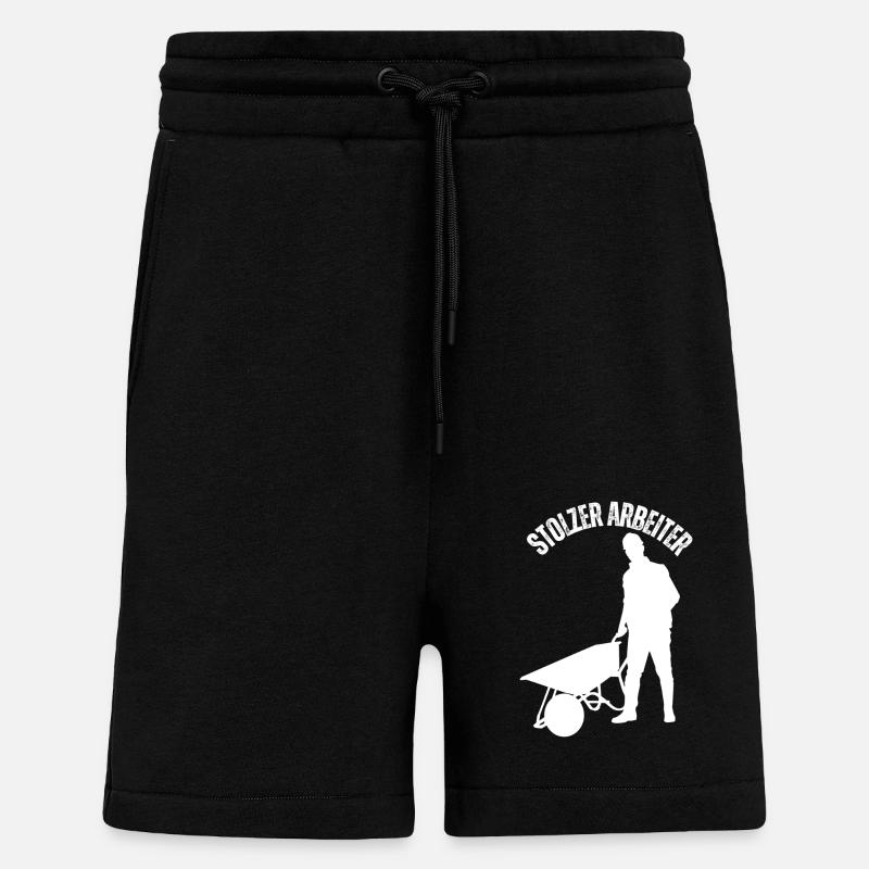 Stolz Arbeiter zu sein - Shorts - made by SPREAD - SOLID BLACK