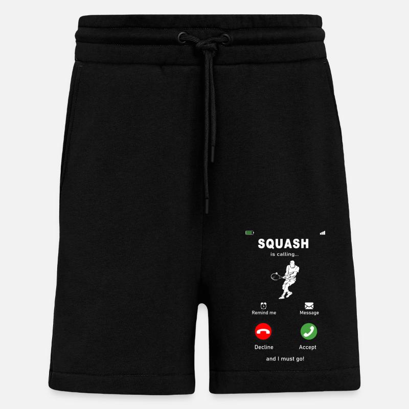 Squash is calling - Shorts - made by SPREAD - SOLID BLACK
