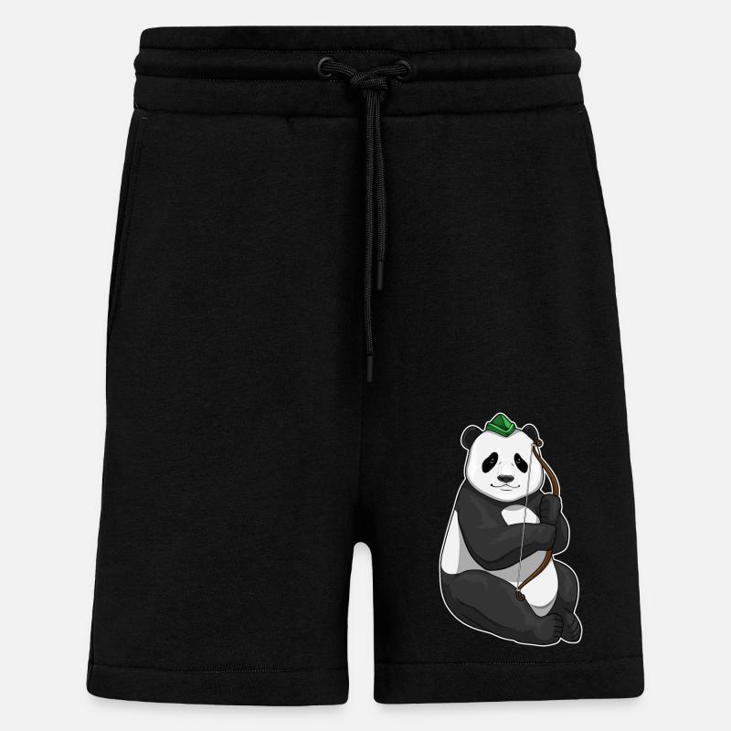 Panda Archer Bow - Shorts - made by SPREAD - SOLID BLACK