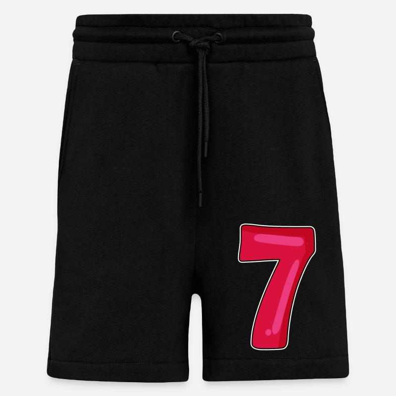7 - Short bio décontracté fabriqué en UE - SOLID BLACK