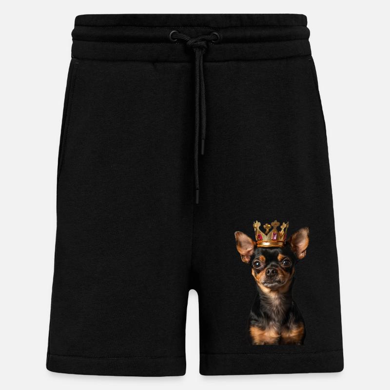 Chihuahua - Short bio décontracté fabriqué en UE - SOLID BLACK