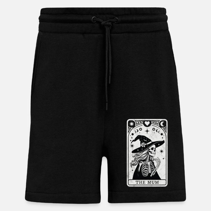 Tarot Mum - Shorts - made by SPREAD - SOLID BLACK