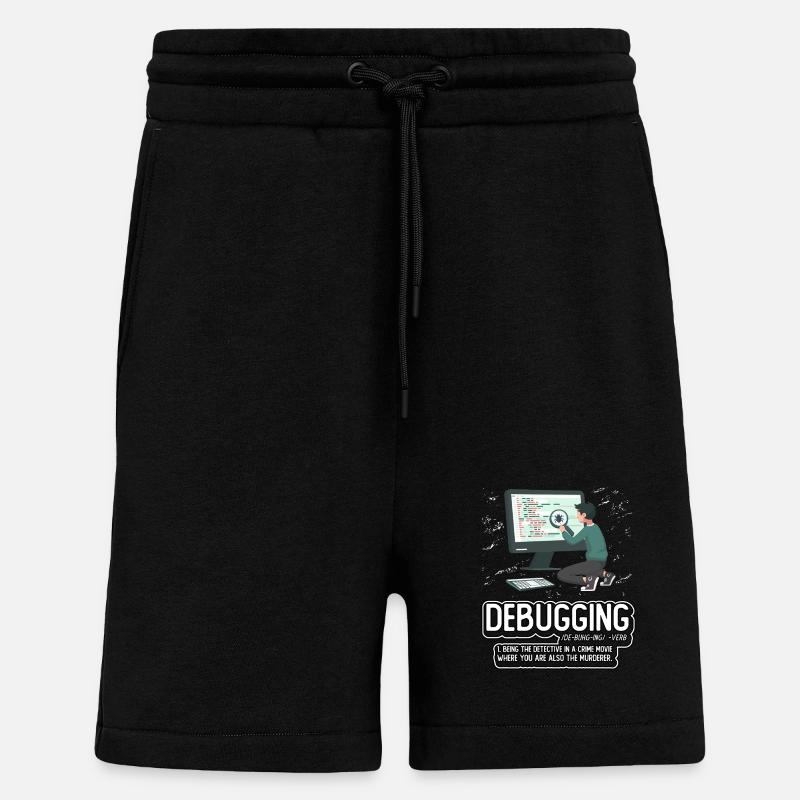 Debugging - Shorts - made by SPREAD - SOLID BLACK