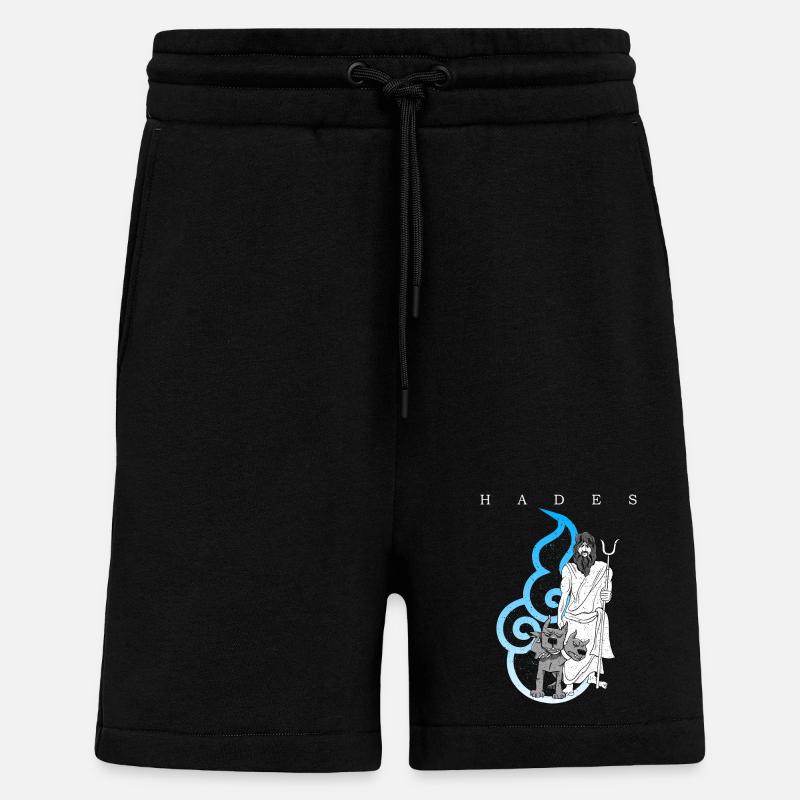 hades Citation Best-sellers graphiques - Short bio décontracté fabriqué en UE - SOLID BLACK
