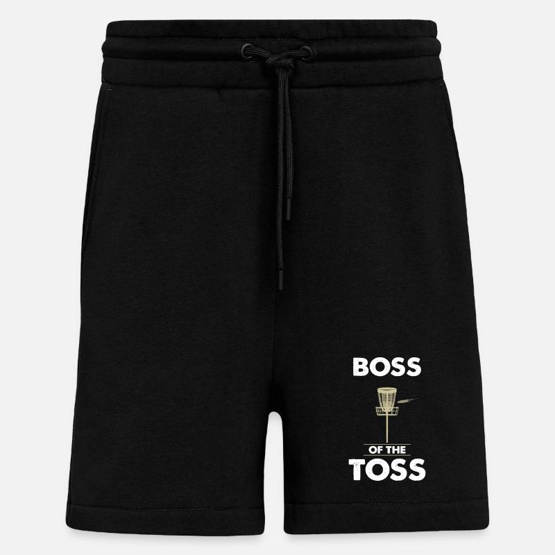 Disc Golf - Short bio décontracté fabriqué en UE - SOLID BLACK