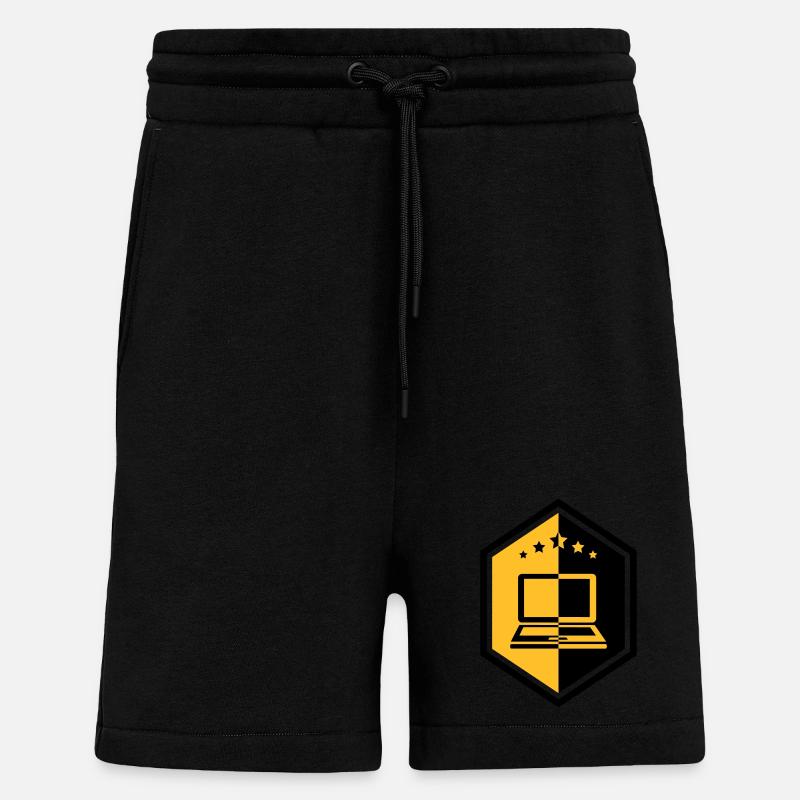Computing / Informatik / Informatique - Shorts - made by SPREAD - SOLID BLACK
