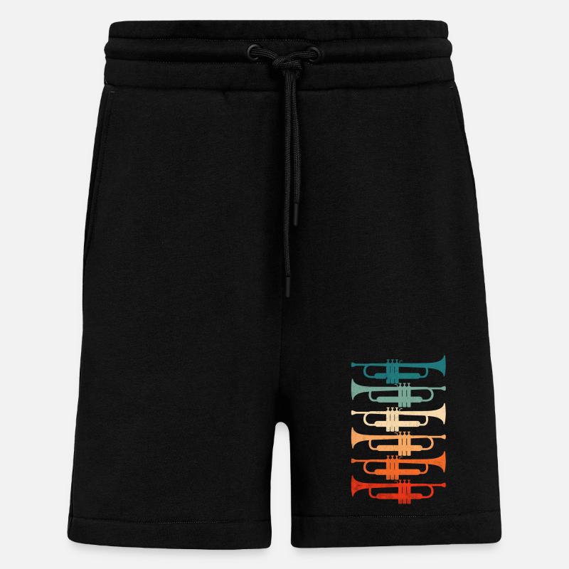 TROMPETE - Shorts - made by SPREAD - SOLID BLACK