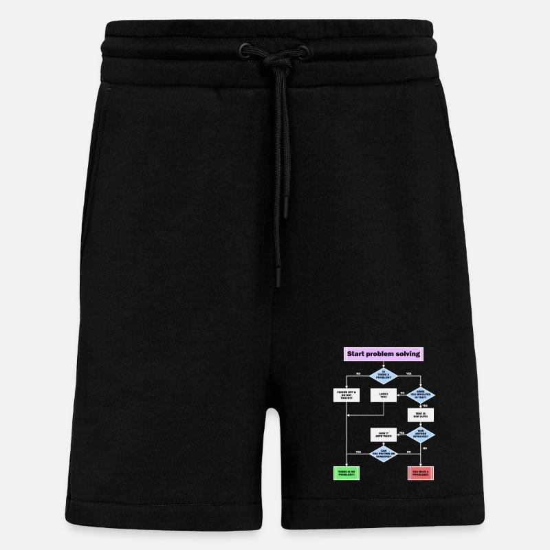 Problem solving - Shorts - made by SPREAD - SOLID BLACK