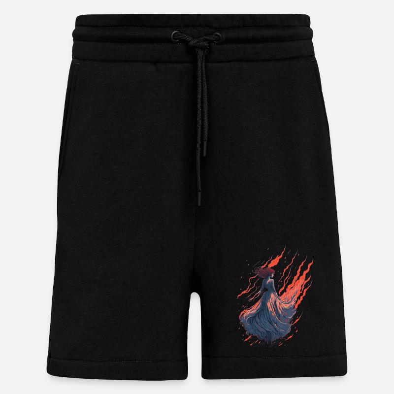 Ghost fau - Shorts - made by SPREAD - SOLID BLACK