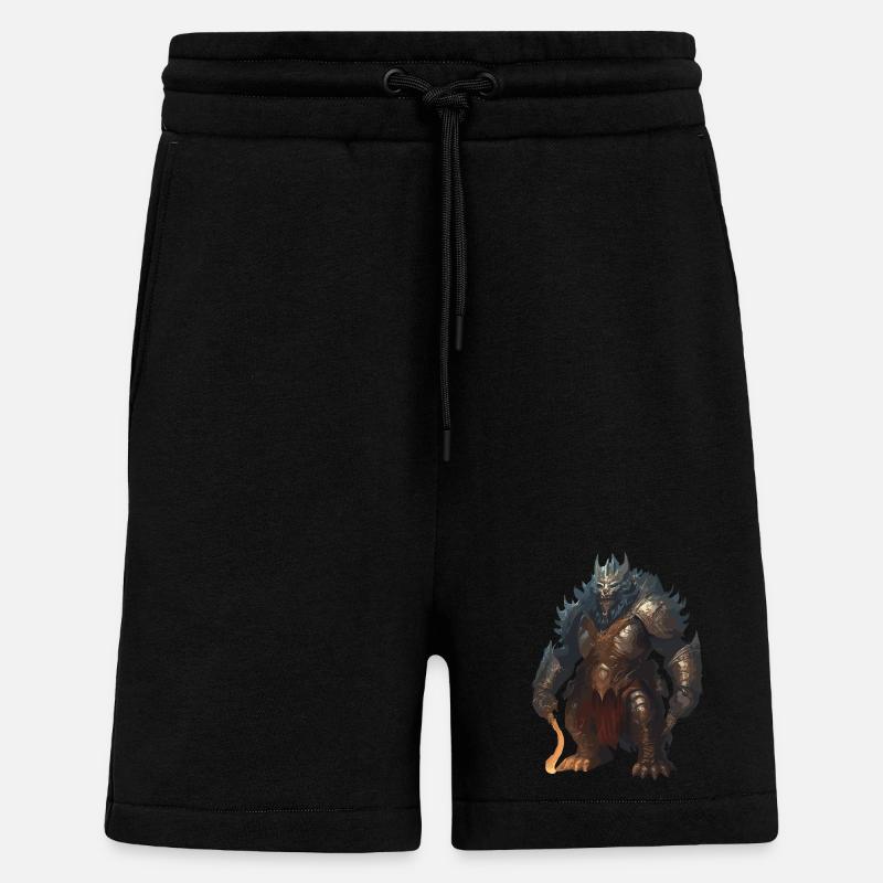 Dämonischer Krieger  - Shorts - made by SPREAD - SOLID BLACK