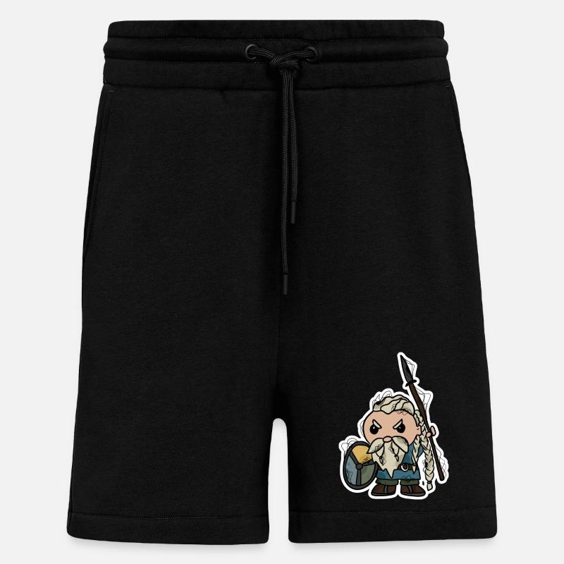 Wikinger | Krieger | Zwerg - Shorts - made by SPREAD - SOLID BLACK