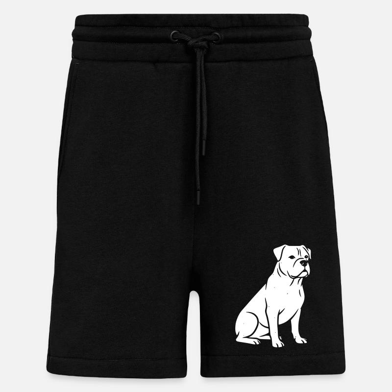 Hund Hunde vektor art design - Shorts - made by SPREAD - SOLID BLACK