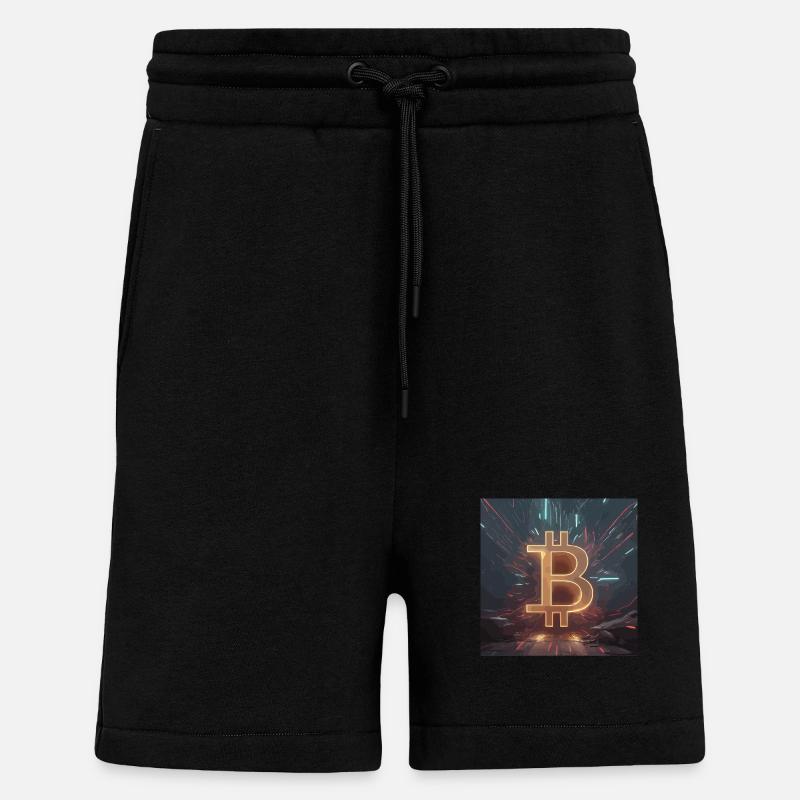 Bitcoin Machtentfaltung – Dynamische Energie - Shorts - made by SPREAD - SOLID BLACK