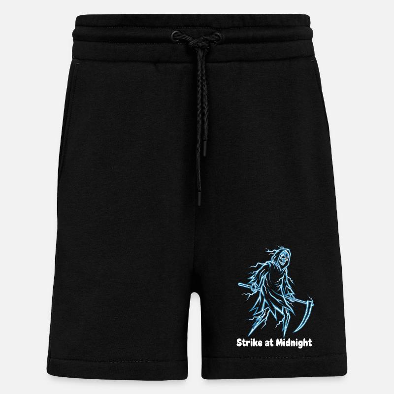 Mitternachts-Skelett Neon - Shorts - made by SPREAD - SOLID BLACK