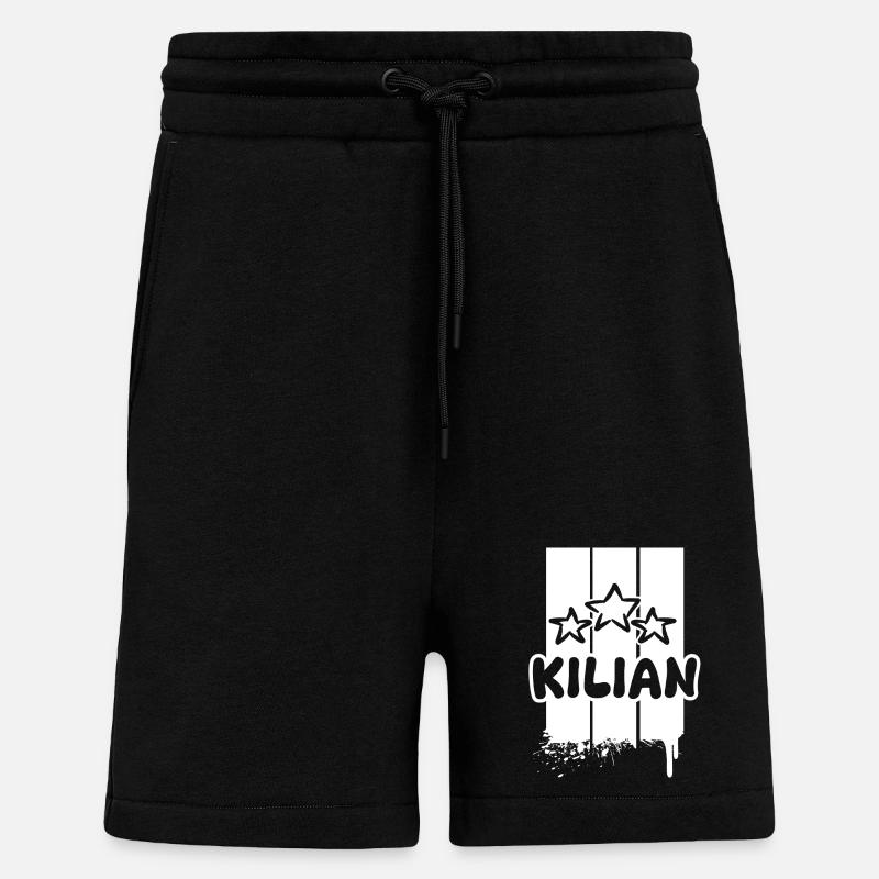 Kilian - Short bio décontracté fabriqué en UE - SOLID BLACK